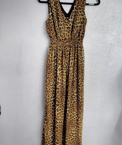 Enfocus Studio Women's Leopard Print Maxi Dress    Size 6 - Picture 1 of 4